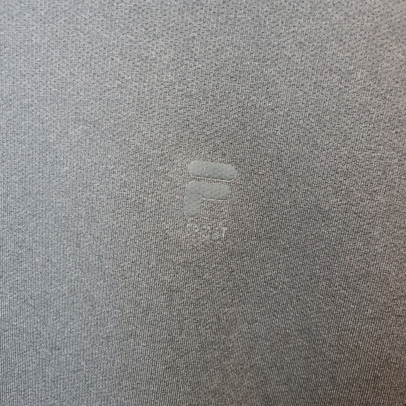 🍉 Fila Mens Gray Longsleeve Polyester Shirt XL - Picture 3 of 6